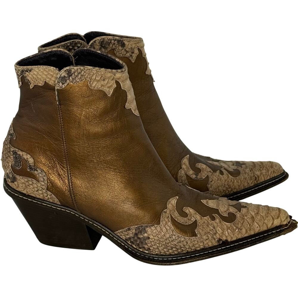 Donald J Pliner Joya Western Couture Boots 10M